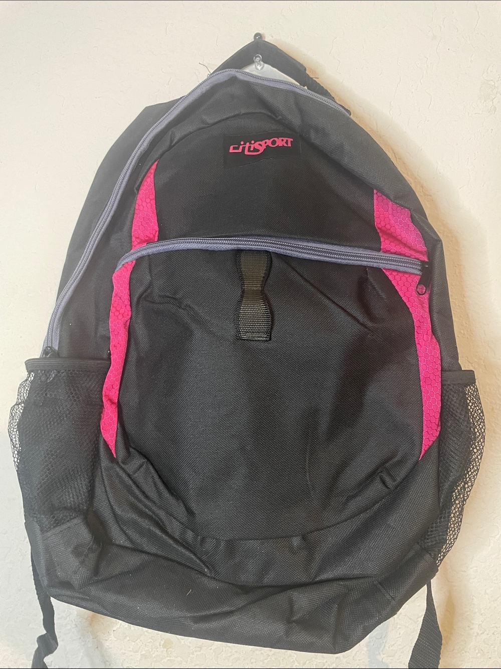 Black and Pink Women's Everyday Backpack